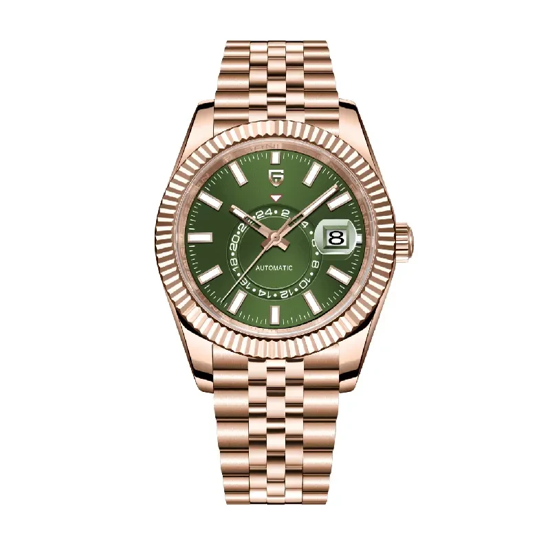 Pagani Design Sky-Dweller GMT Automatic Men's Watch- PD-1888